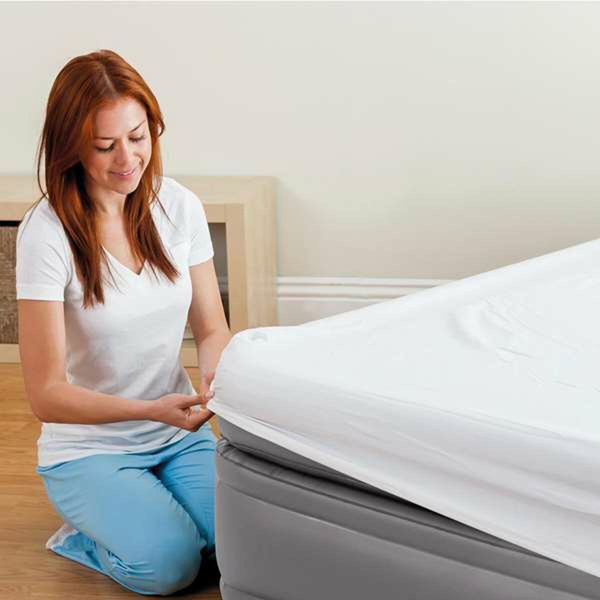 Cama Hinchable Intex Queen Comfort Elevated 152 x 51 x 203 cm